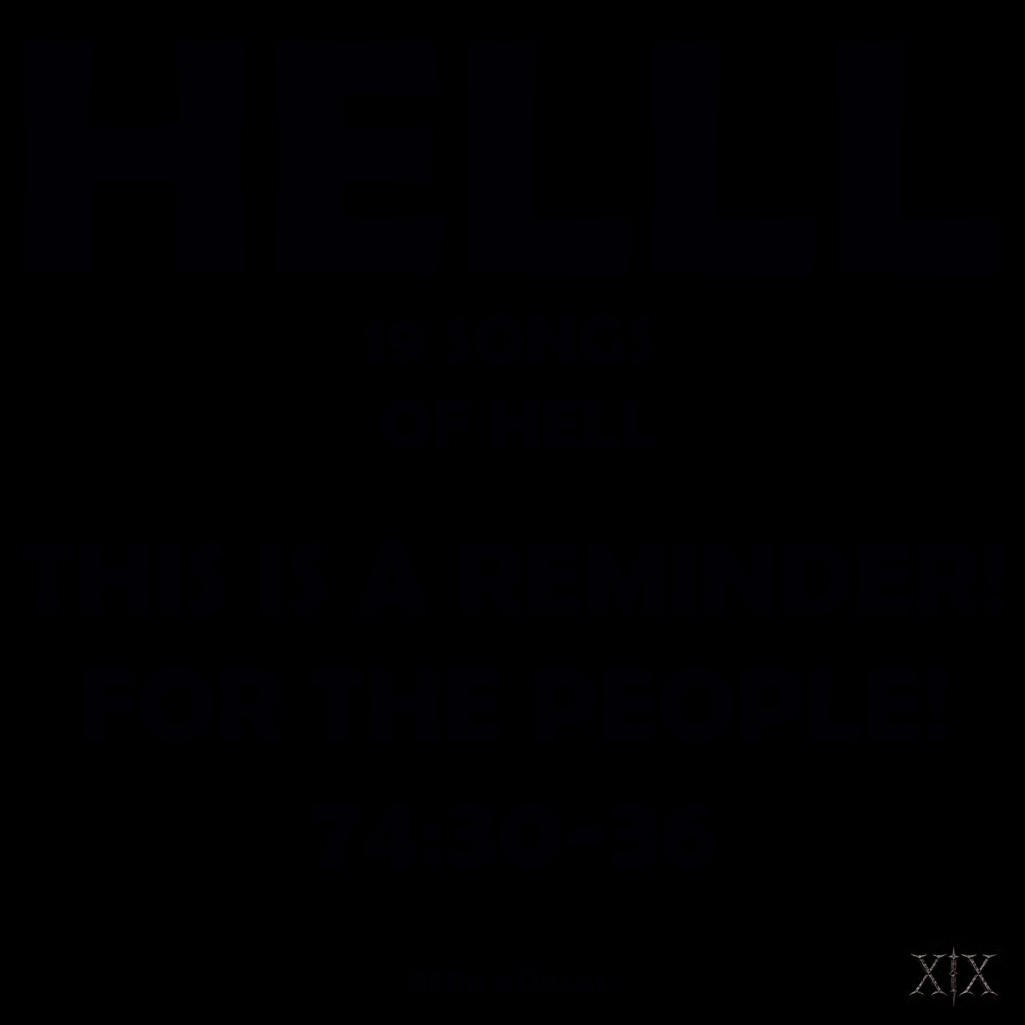 HELLL album cover by Berk KÖKSAL