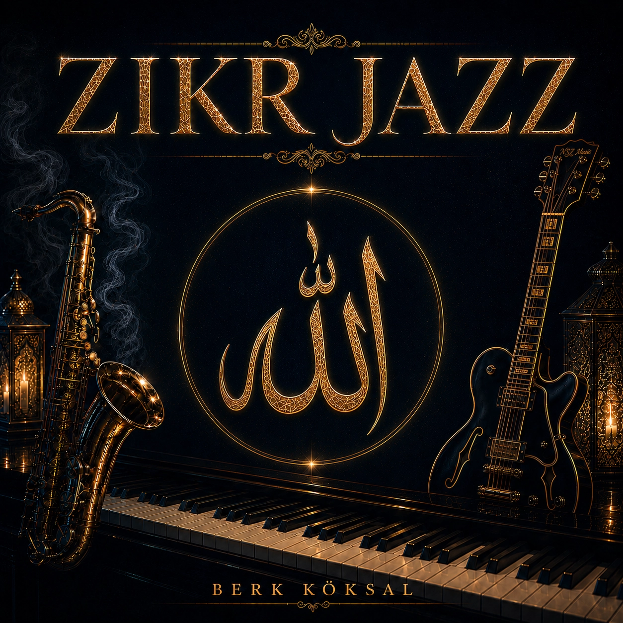 ZIKR JAZZ album cover by Berk KÖKSAL