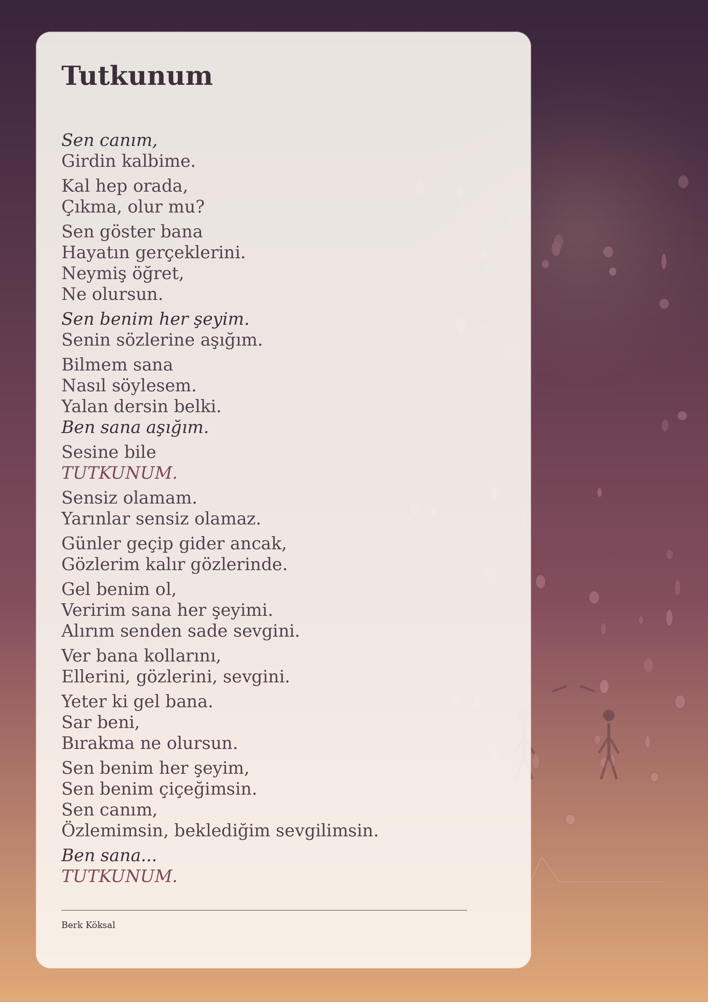 Tutkunum — Berk Köksal
