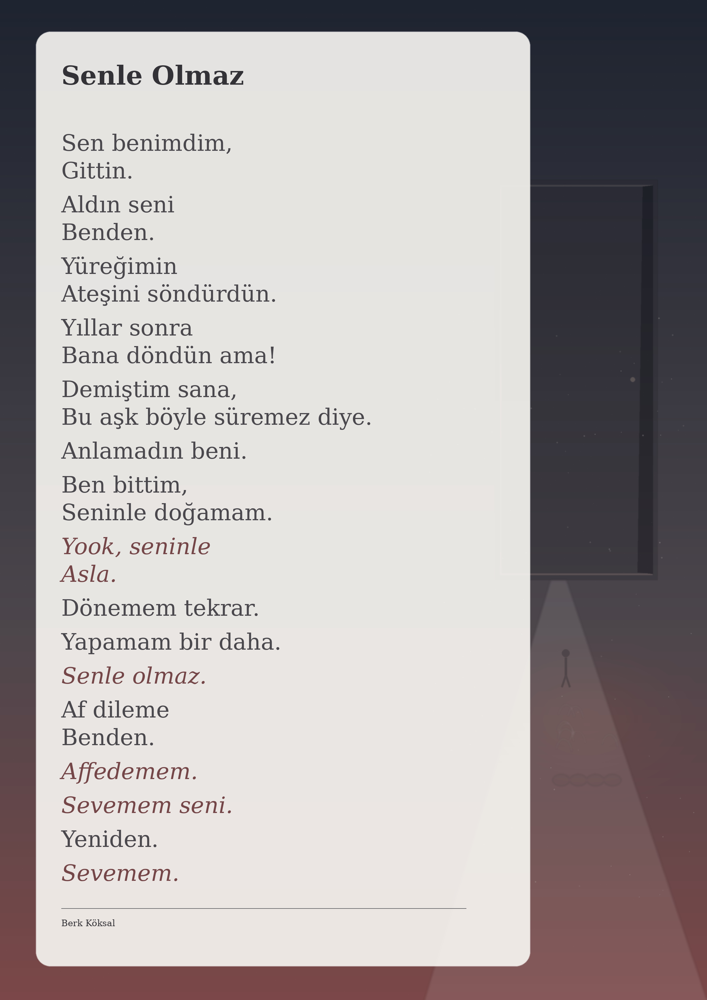 Senle Olmaz — Berk Köksal