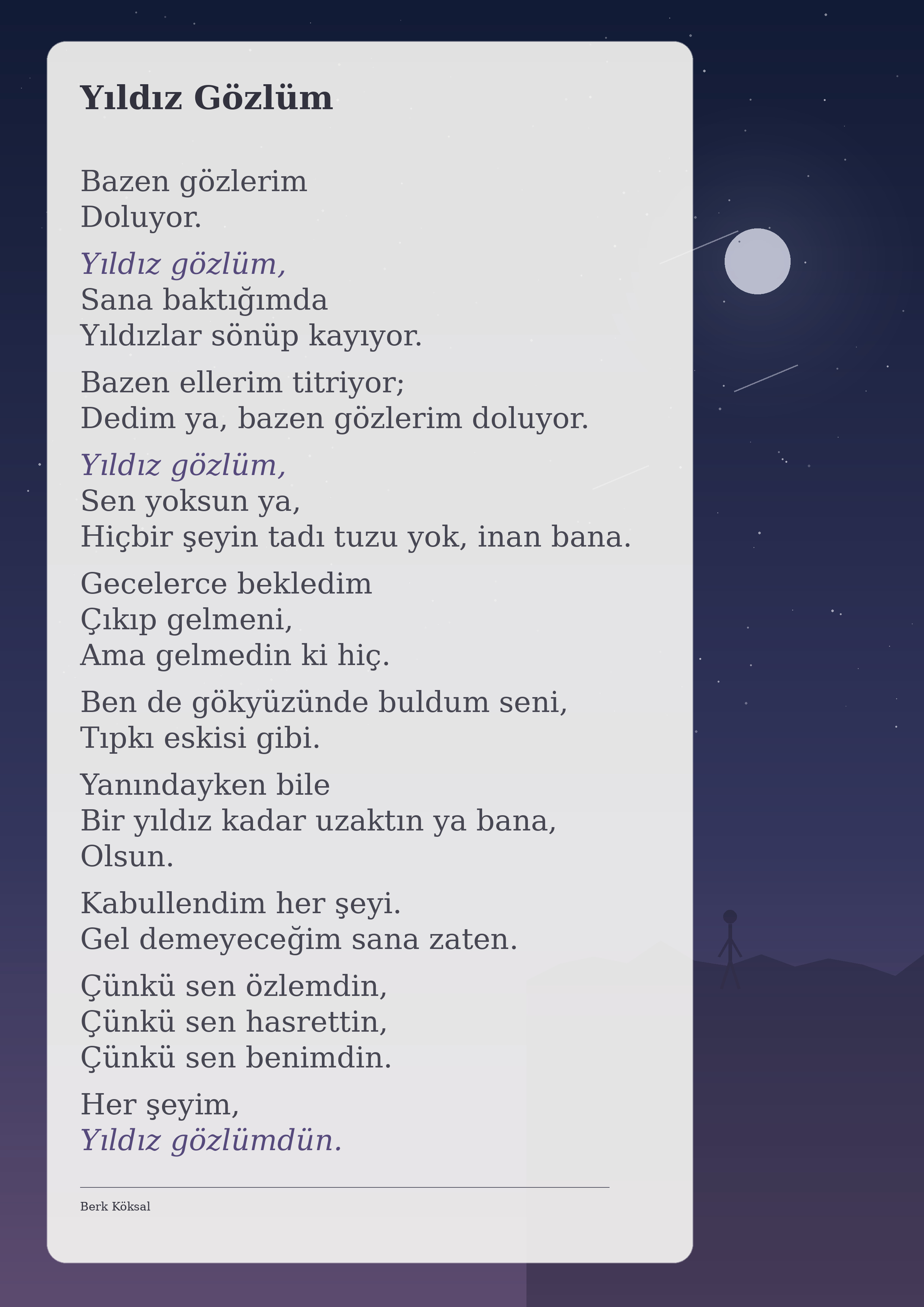 Yıldız Gözlüm — Berk Köksal