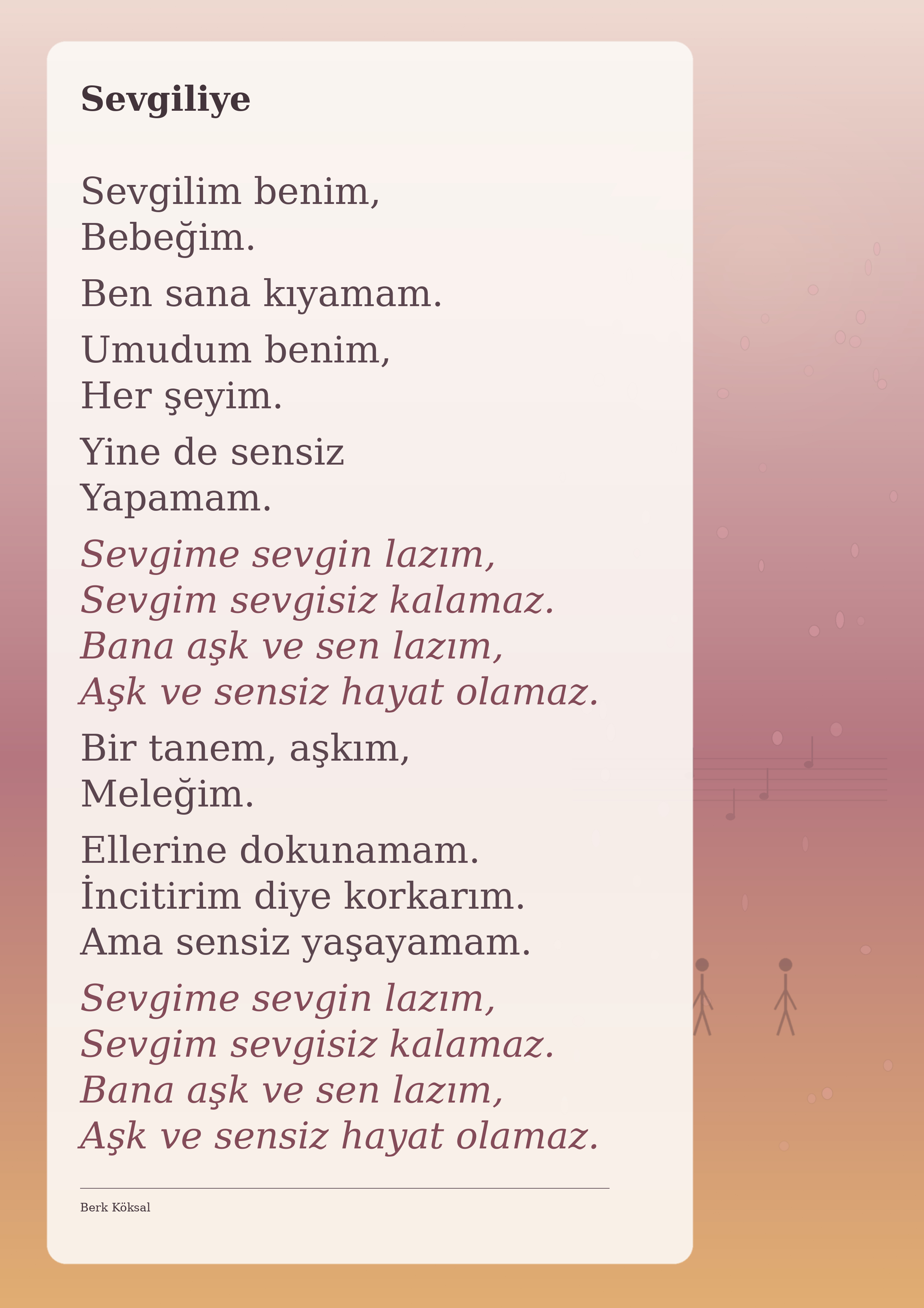 Sevgiliye — Berk Köksal