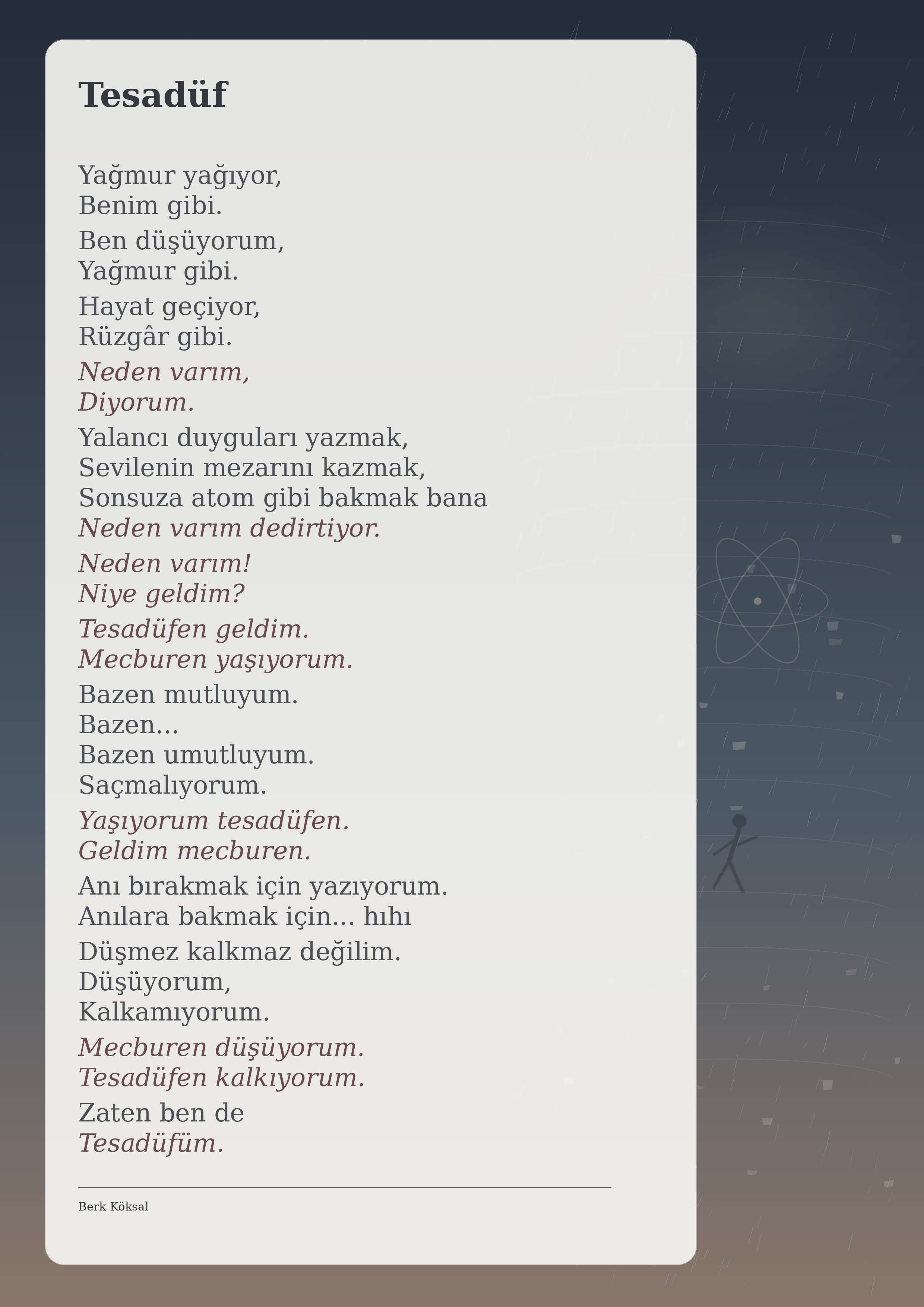 Tesadüf — Berk Köksal