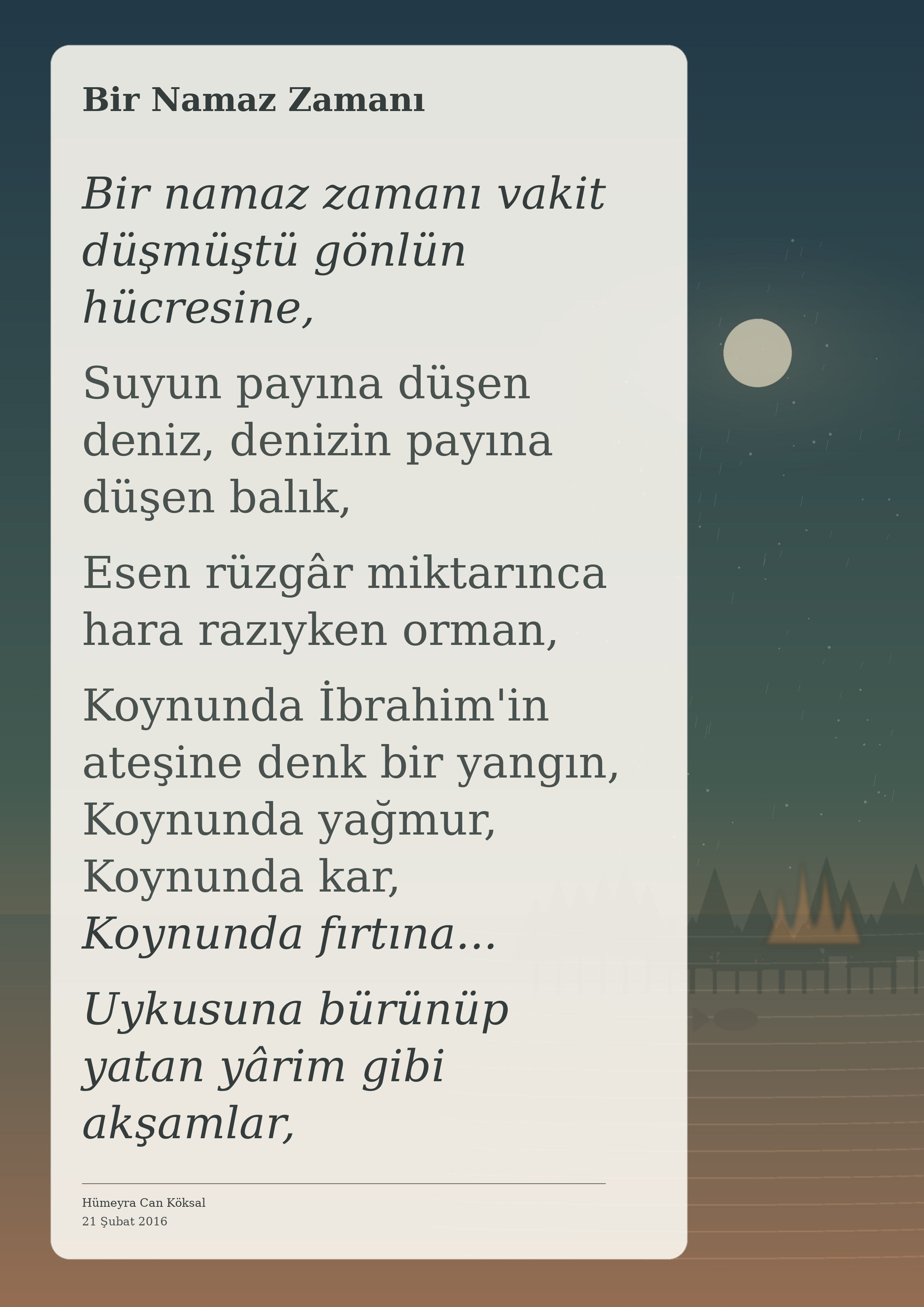 Bir Namaz Zamanı — Hümeyra Can Köksal