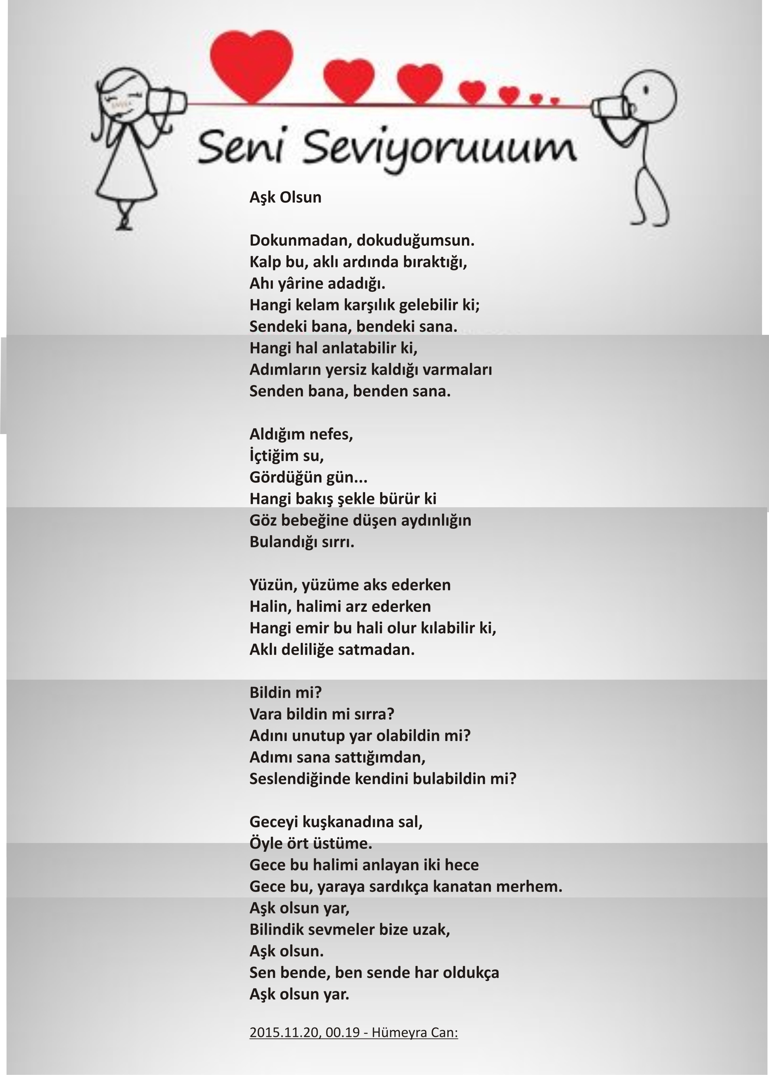 Aşk Olsun — Hümeyra Can Köksal