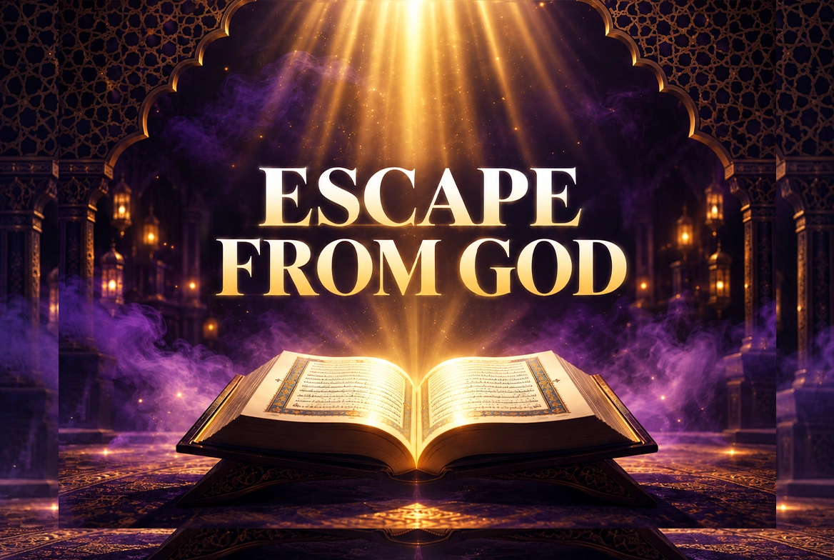 Escape from GOD — a Quran-centered reflection on divine authority, intercession and submission