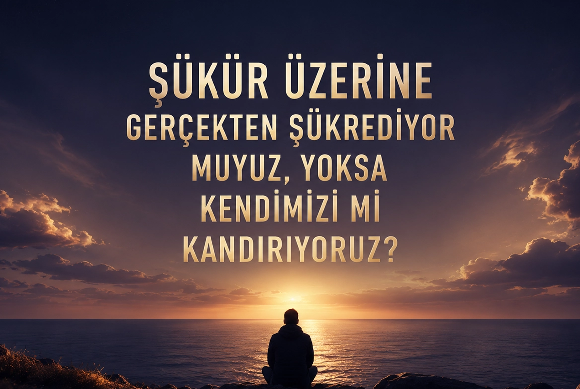 Şükür: Gerçekten Şükrediyor muyuz, Yoksa Kendimizi mi Kandırıyoruz?