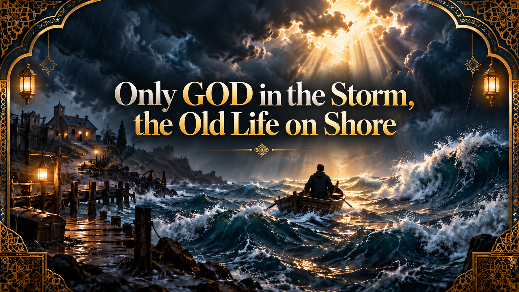 Only GOD in the Storm cover image reflecting on crisis, prayer, sincerity, appreciation, and remembering GOD after relief