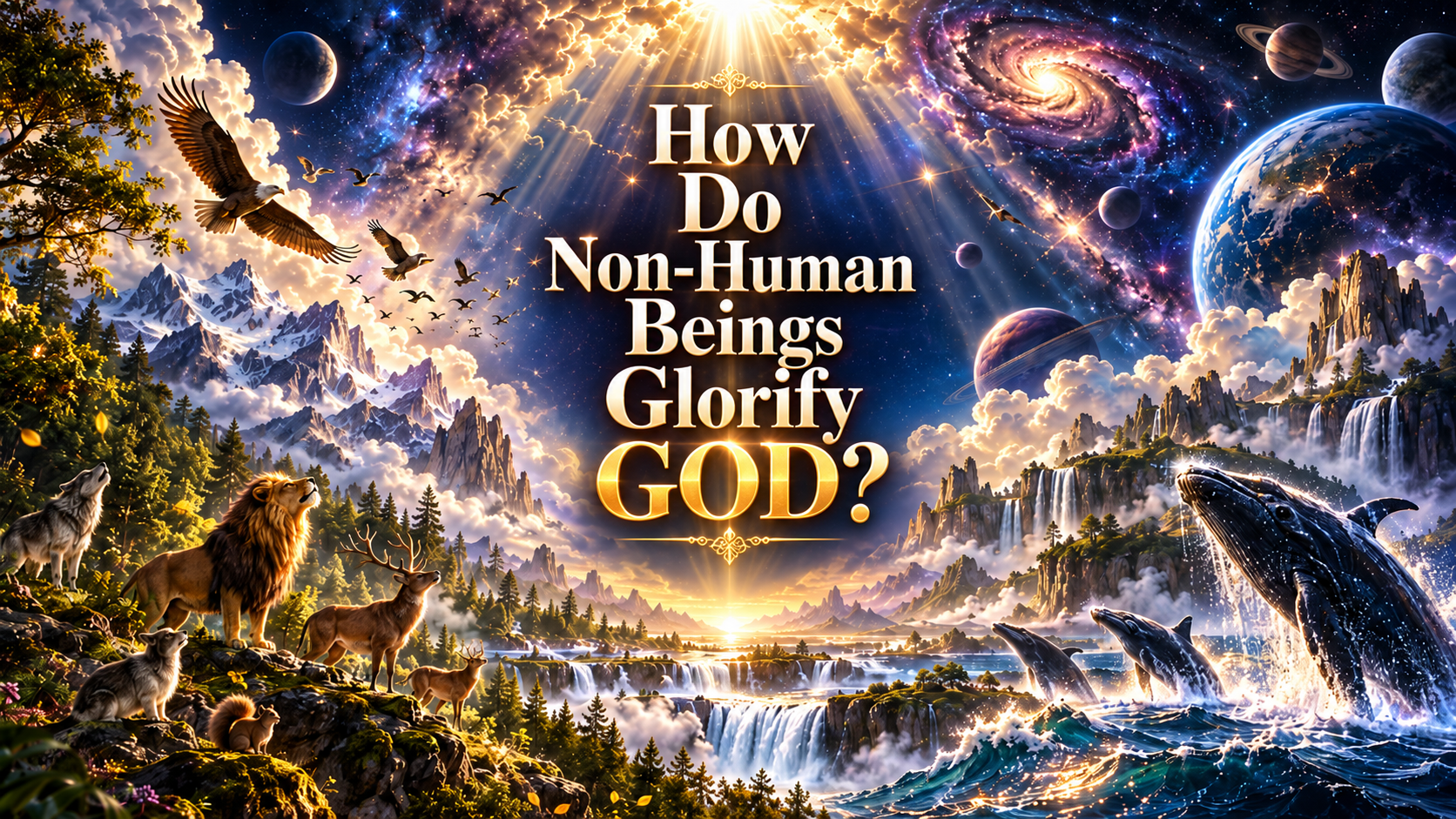 You Do Not Understand Their Glorification cover image reflecting on creation glorifying GOD, birds, thunder, prostration, and the limits of human knowledge